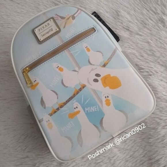 Loungefly Disney Pixar Finding Nemo Seagulls Mini Backpack - Picture 1 of 5